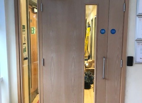 Harris Kenley – new veneer reception doors