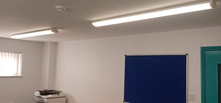 Albion Street Group Practice – staff room: ceiling & wall decoration