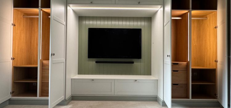 Bedroom Storage and TV fit out