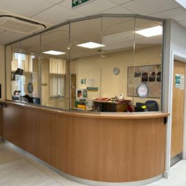 St Giles House – New Reception Screen