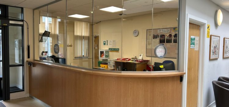 St Giles House – New Reception Screen