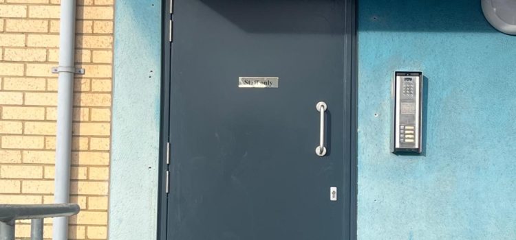 Erith Health Centre – New Staff Entrance Fire Exit Door